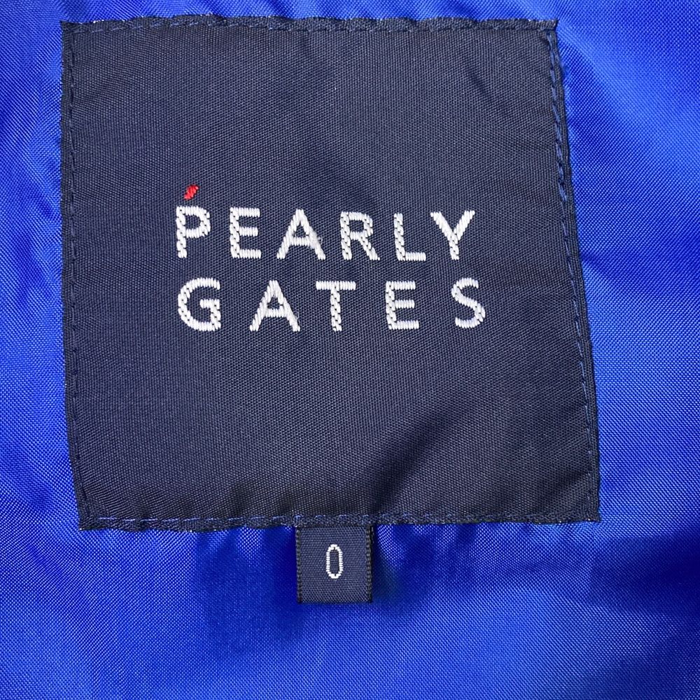 サイズ：0 PEARLY GATES パーリーゲイツ 2way ダウン ジップベスト