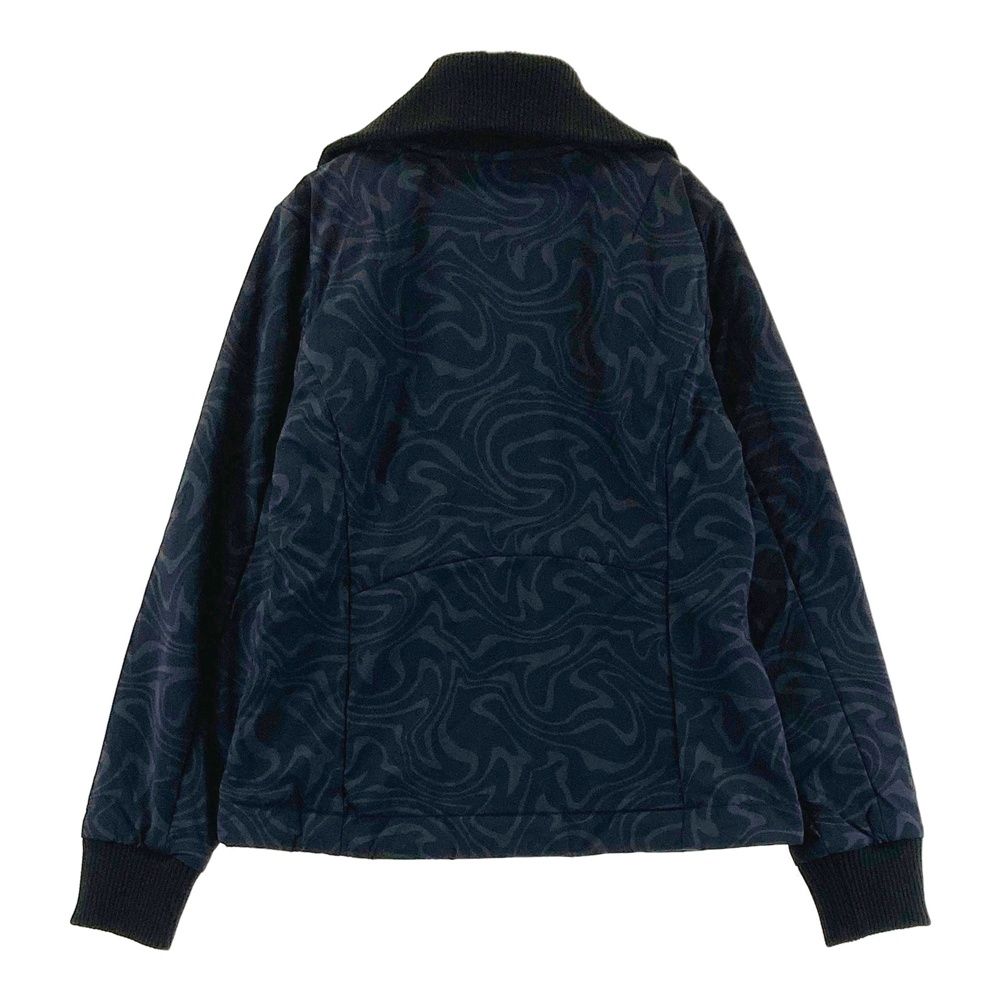 サイズ 0 BALANCE GOLF ニュー ンス 中綿ジップジャケット 総柄 ブラック系 ゴルフウェア レディース ストスト パンツ スコアカード