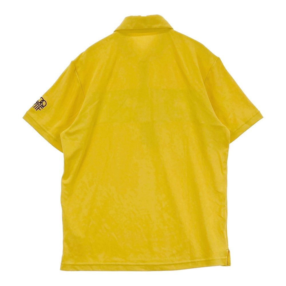サイズ L LE COQ GOLF ルコックゴルフ モデル 半袖ポロシャツ イエロー系 ゴルフウェア メンズ ストスト