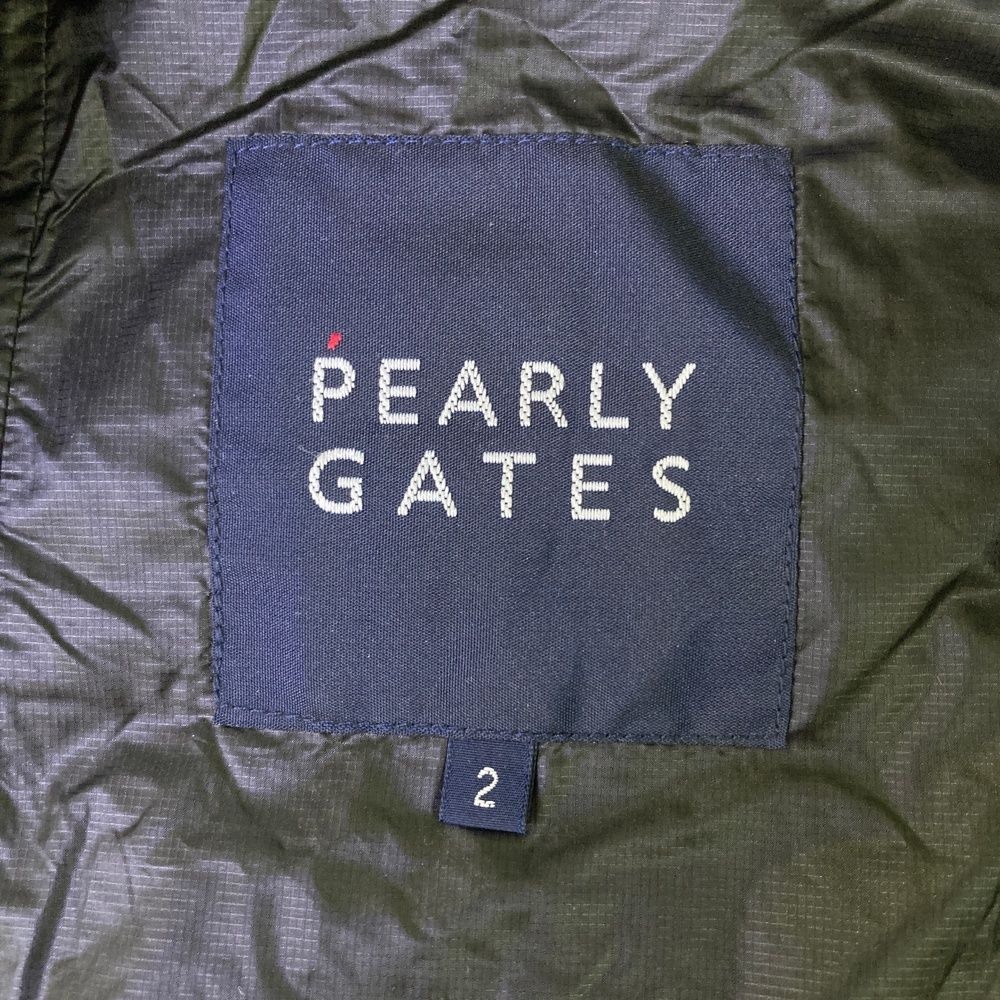 サイズ：2 PEARLY GATES パーリーゲイツ 2WAYダウンジャケット