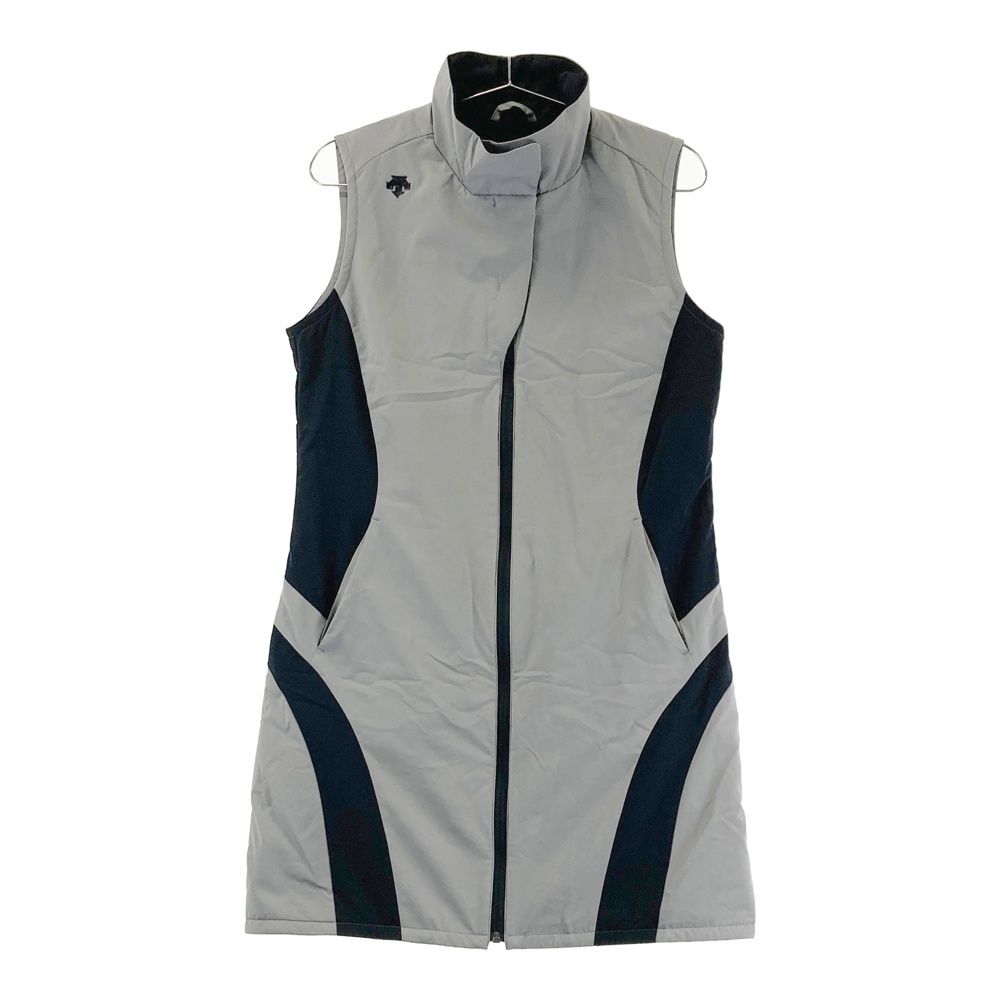 サイズ：L DESCENTE GOLF デサントゴルフ 裏起毛中綿ジップワンピース