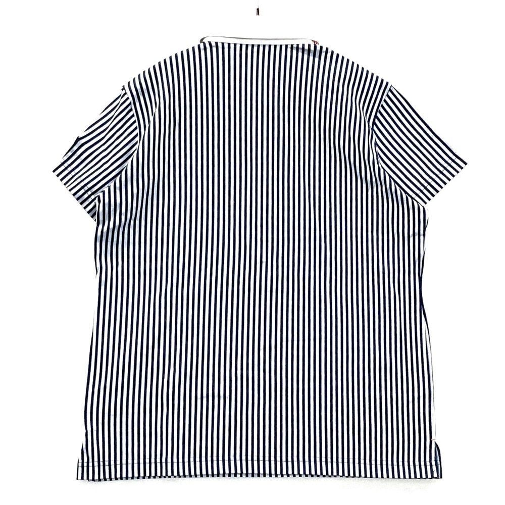 マンシングウエア ストライプ ゴルフシャツ Lサイズ サイズ：LL MUNSING WEAR マンシングウェア 半袖ポロシャツ ストライプ