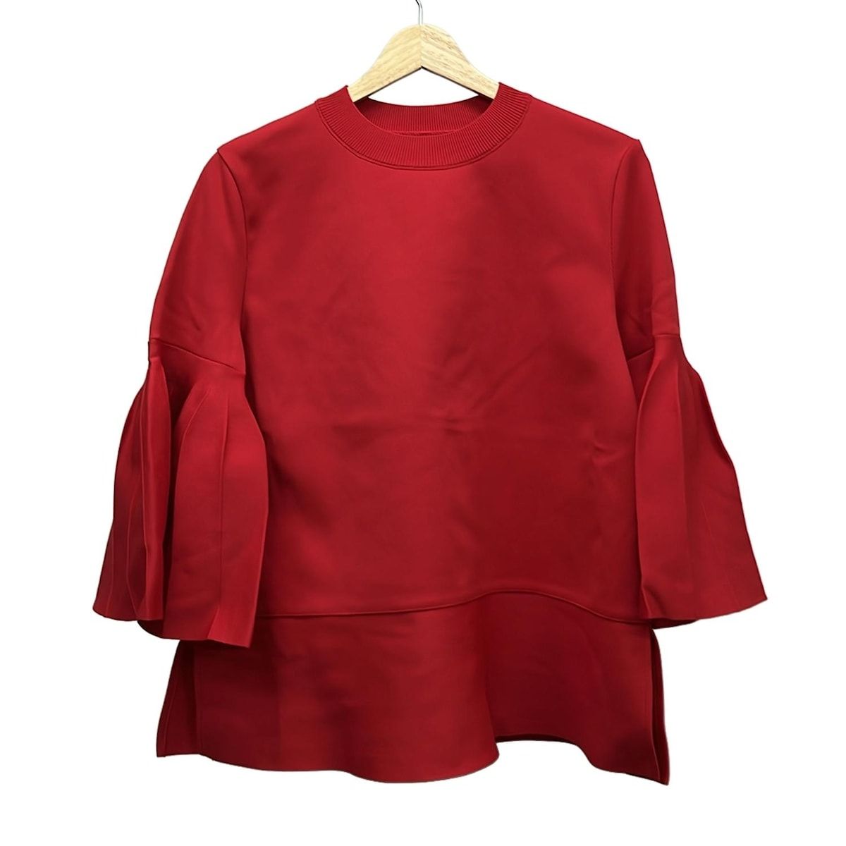 ADORE アドーア 長袖カットソー サイズ38 M レディース レッド クルーネック