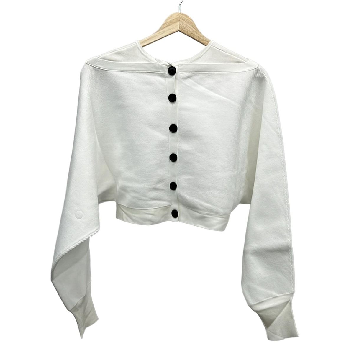 ADORE アドーア カーディガン サイズ38 M レディース 白 長袖 ショート丈