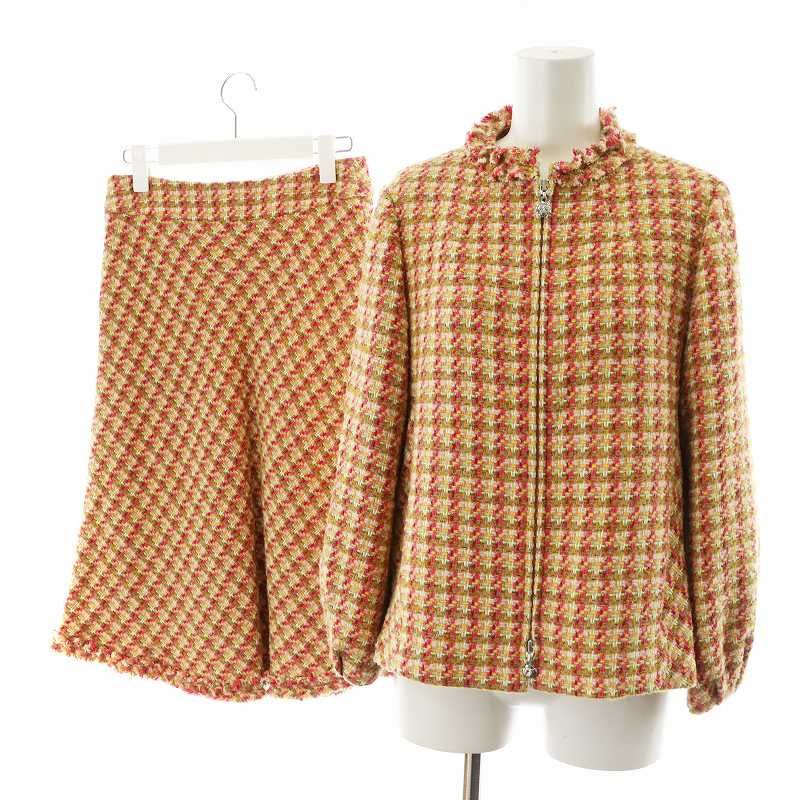 エムズグレイシー M's GRACY スーツ セットアップ ジャケット スカート エムズグレイシー M'S GRACY 23年製 セットアップ 上下 ジャケット