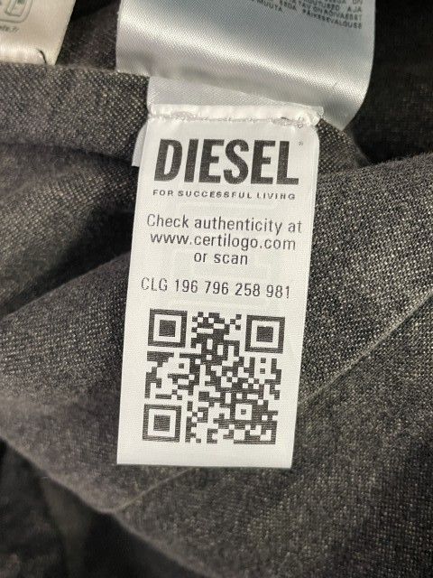 中古】DIESEL ﾃﾞｨｰｾﾞﾙ D-MARGE-S ﾃﾞﾆﾑ ｼﾞｬｹｯﾄ ﾌﾞﾗｯｸ S ﾊﾝｶﾞｰ 33926573