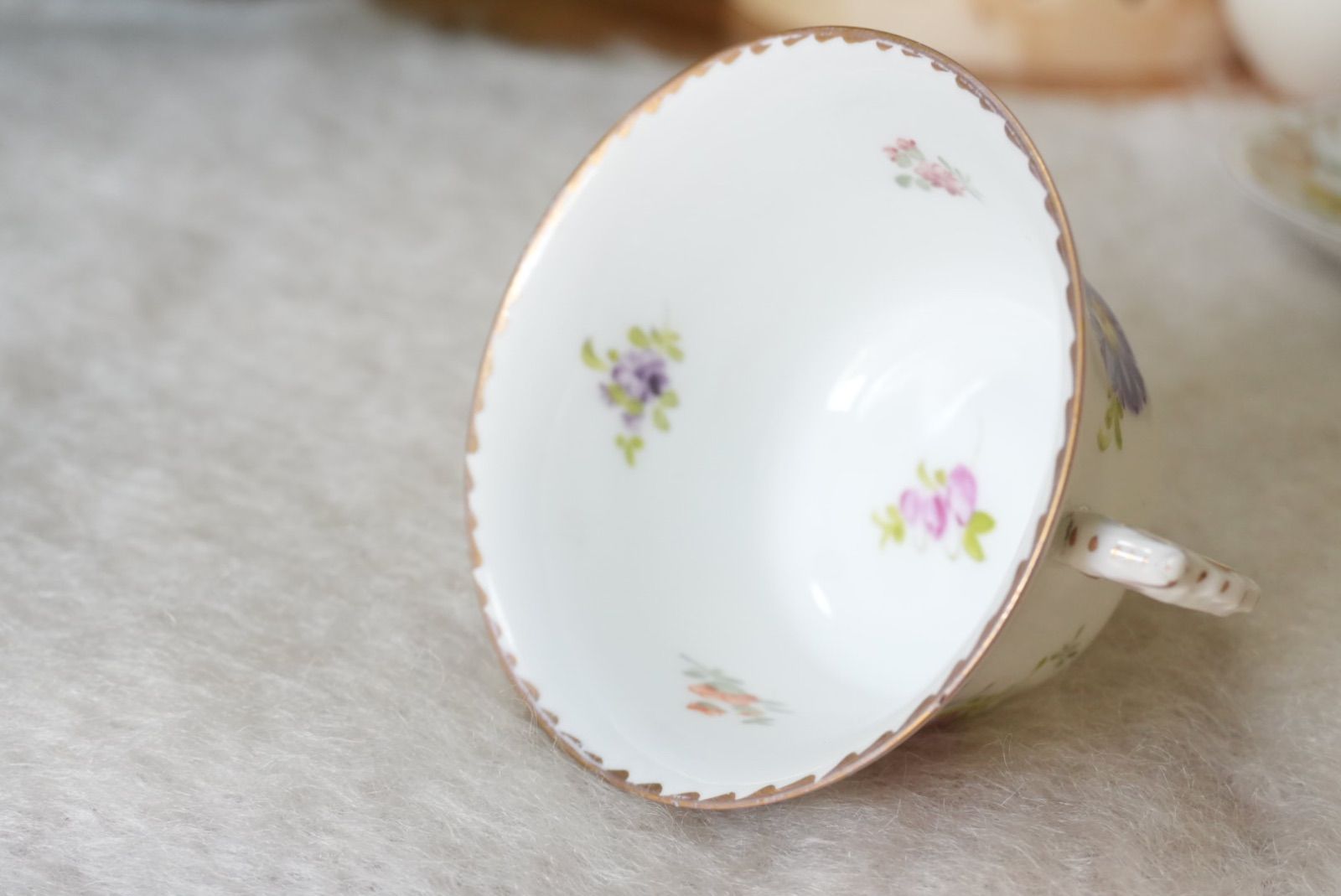 ヴィンテージ ドレスデン ティーカップ＆ソーサー 1客 - メルカリ