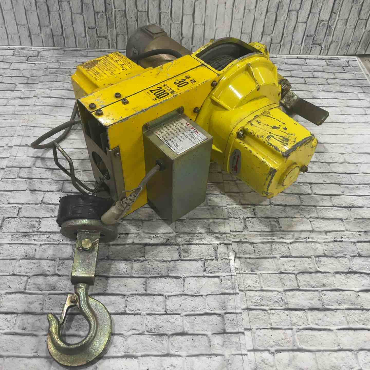 トーヨーコーケン TKK 電動ウインチ ワイヤー ベビーホイスト BH-930