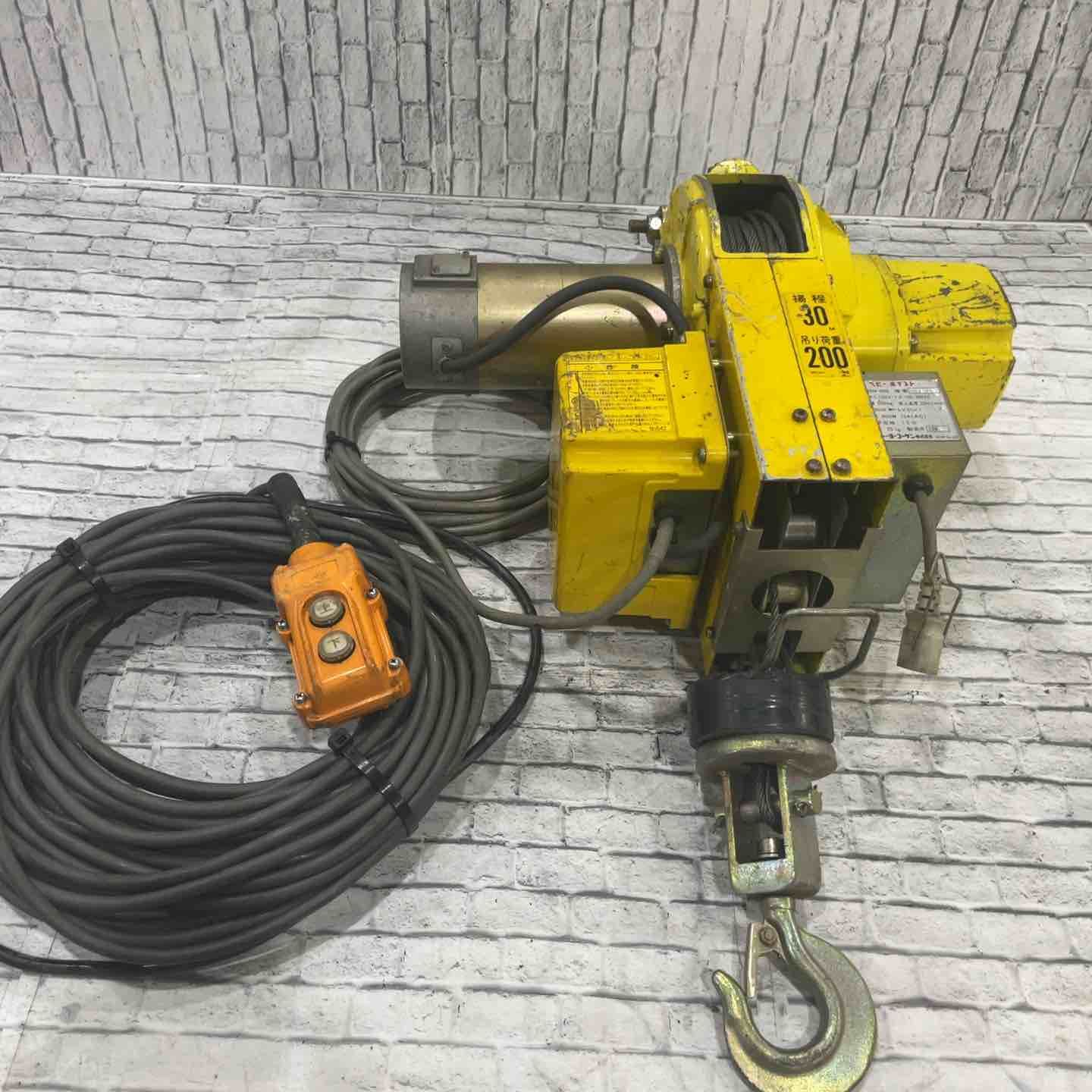 トーヨーコーケン TKK 電動ウインチ ワイヤー ベビーホイスト BH 930