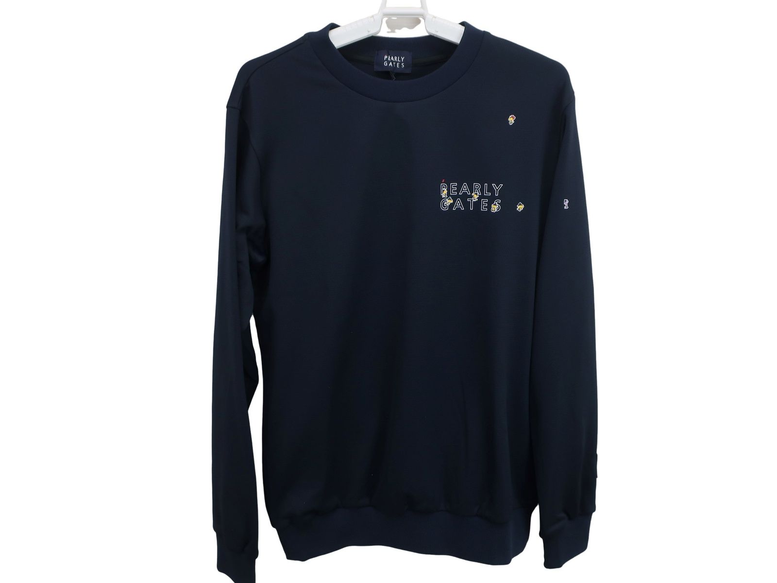 超美品】PEARLY GATES(パーリーゲイツ) 薄手トレーナー ネイビー