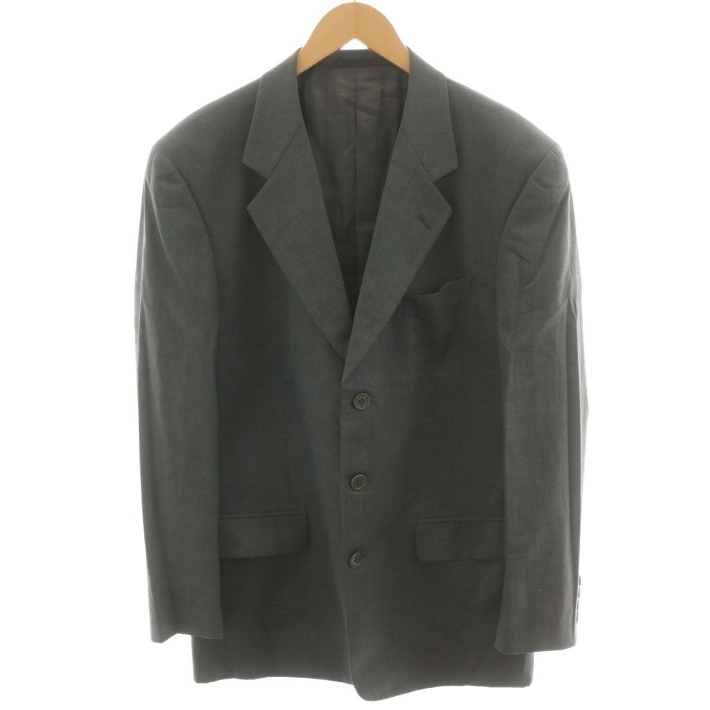 ポールスミス PAUL SMITH LONDON Botto Giuseppe テーラードジャケット シングル ウール 93 79 175 L グレー SN-R0277 /AN49