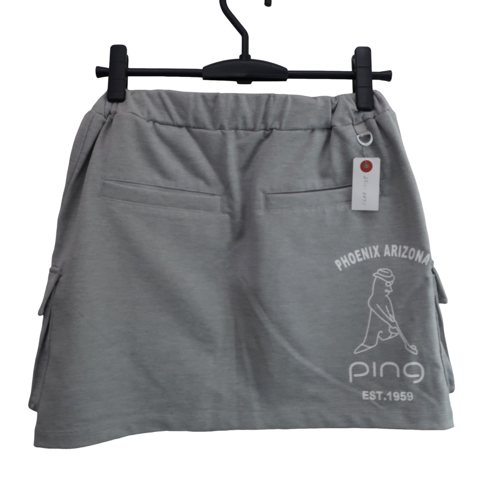 美品】PING(ピン) スカート グレー レディース S 622-2134305 ゴルフ
