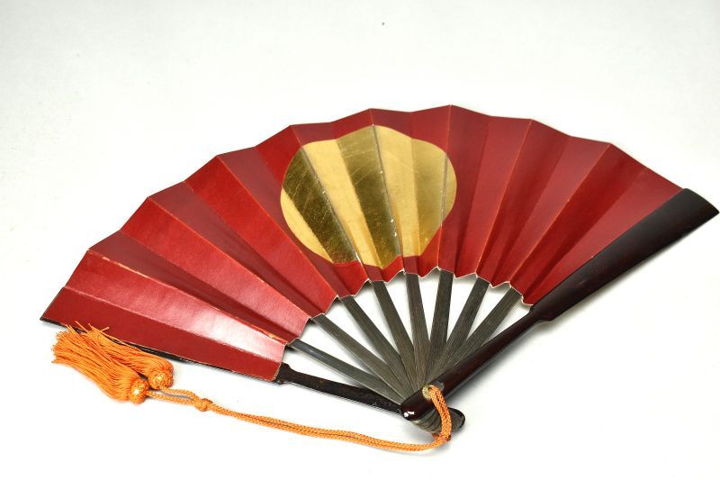 蔵A 5795 古美術 鉄扇 日の丸 江戸時代