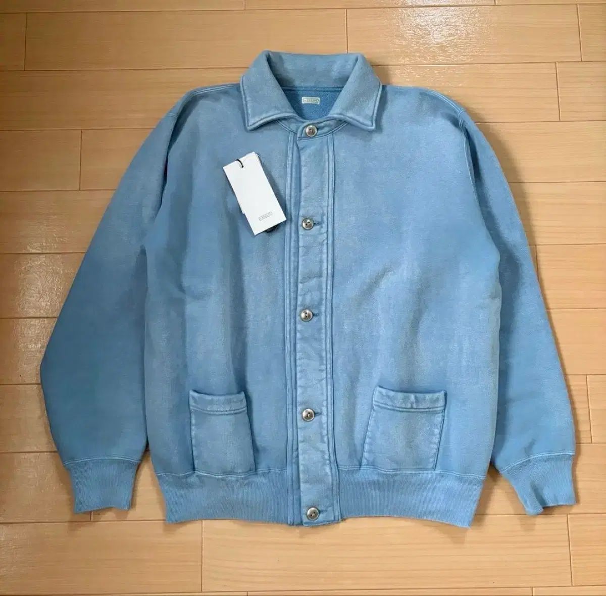 4 アプレッセ 25 aw ヴィンテージ スウェット カーディガン