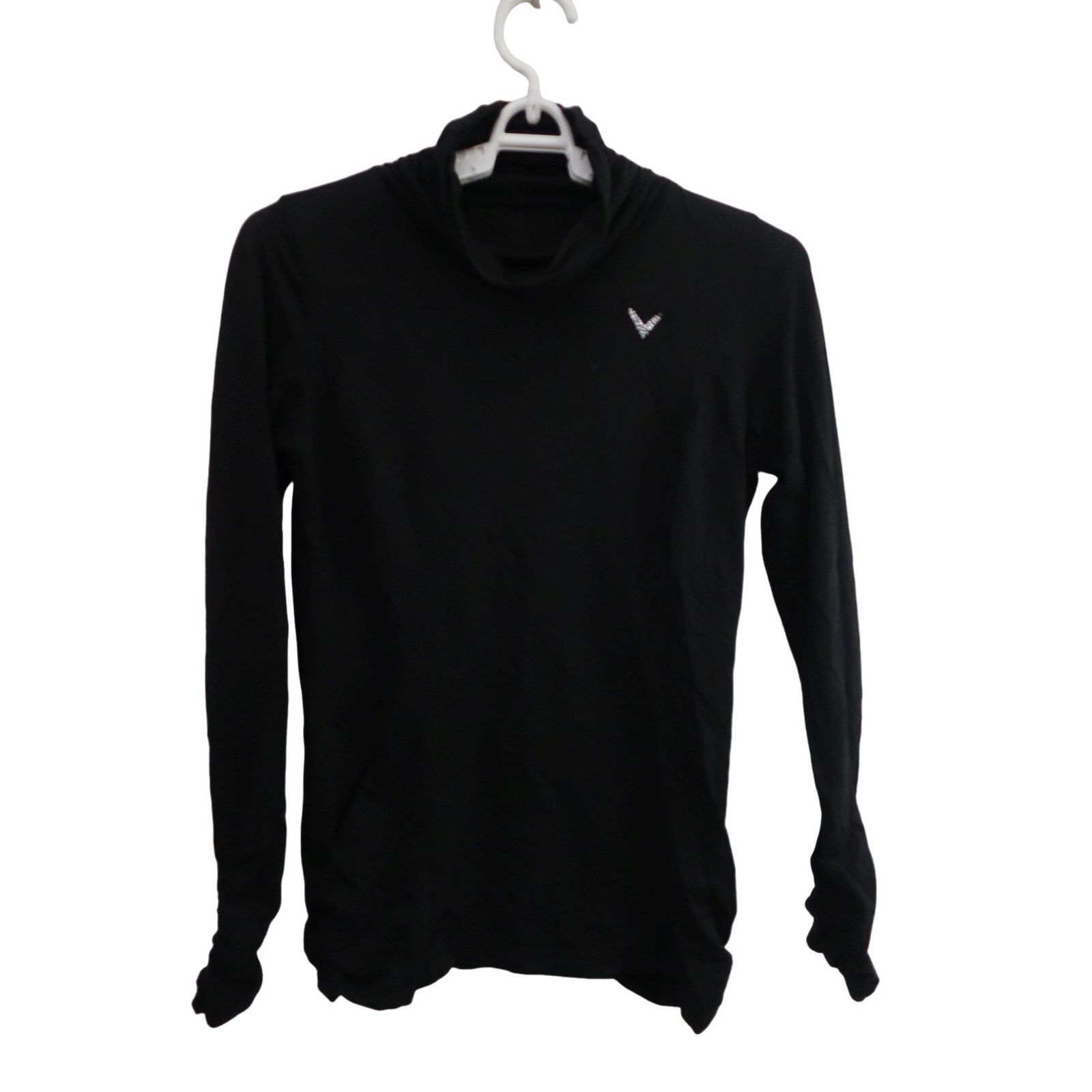 Callaway 黒 ハイネックTシャツ Callaway(キャロウェイ) ハイネックシャツ 黒 レディース S 241-254320