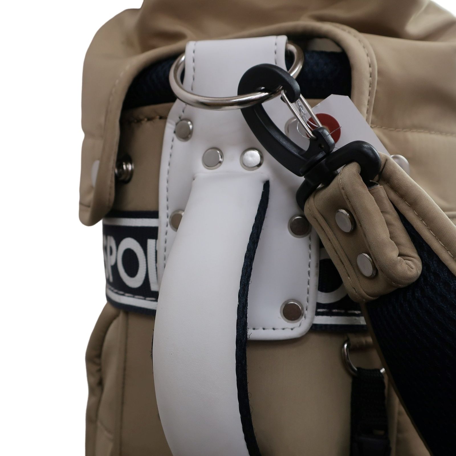 美品】le coq sportif(ルコックスポルティフ) キャディバッグ ベージュ