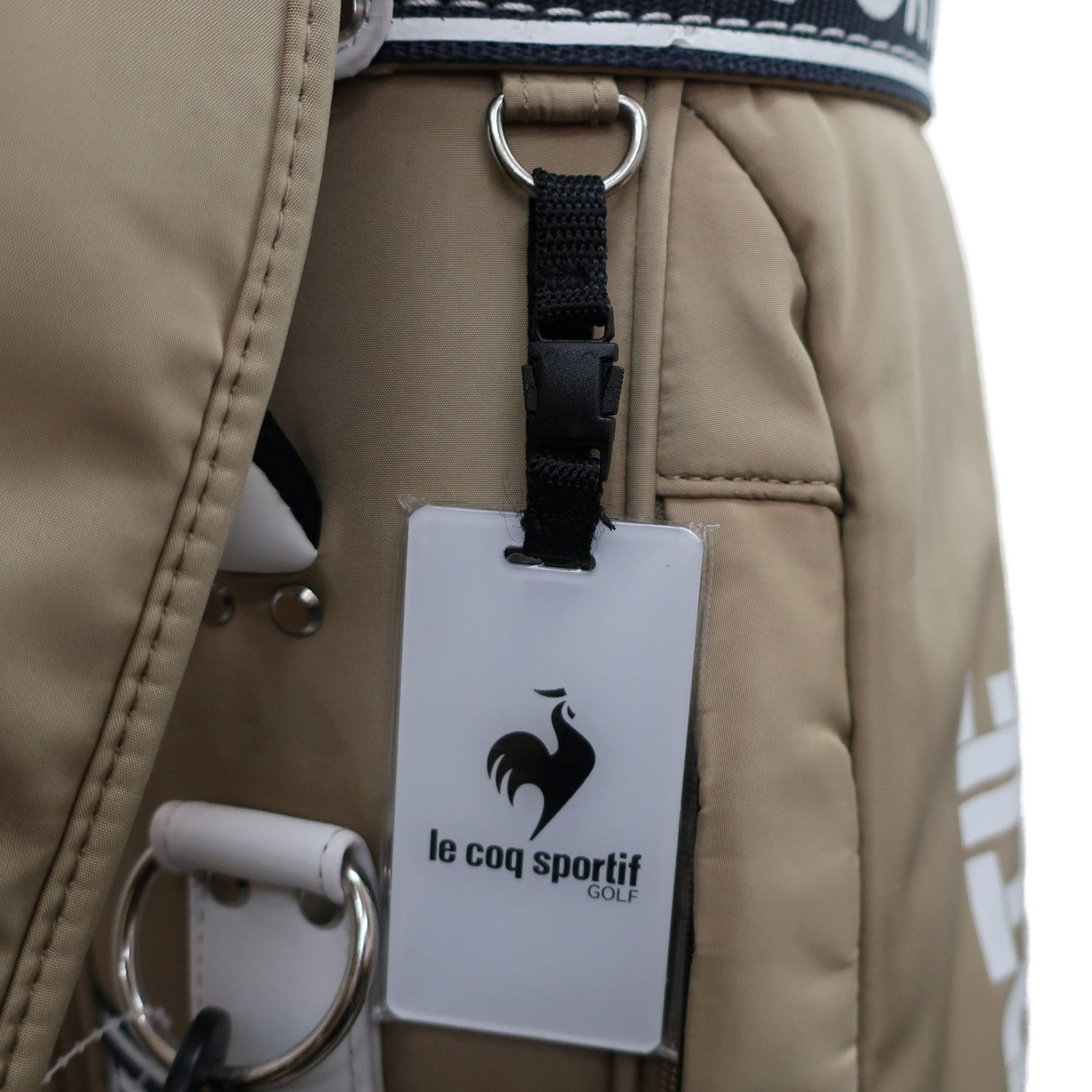 美品】le coq sportif(ルコックスポルティフ) キャディバッグ ベージュ