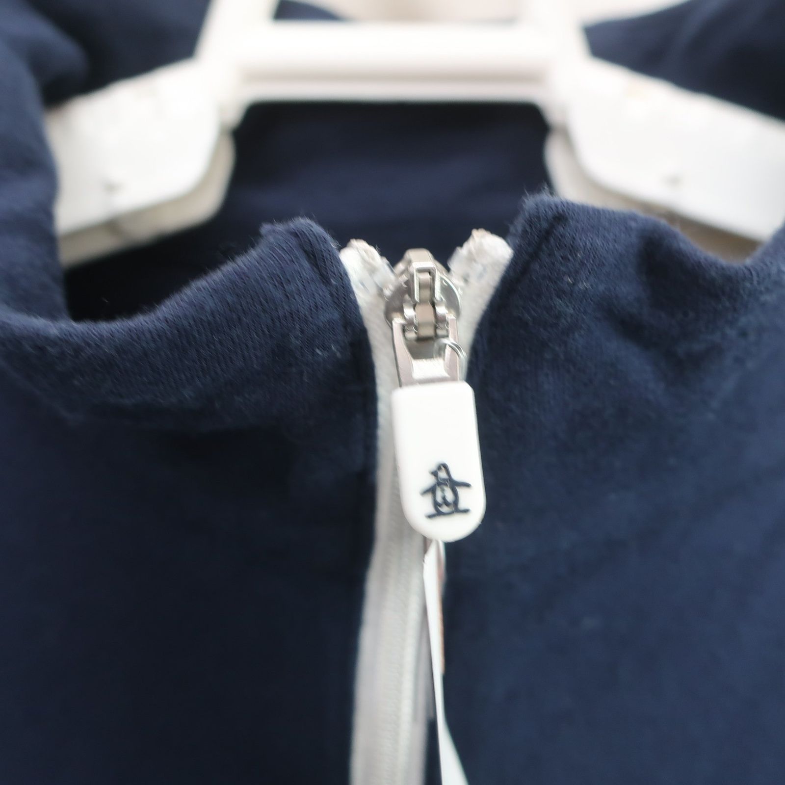 美品】Munsingwear(マンシングウェア) 長袖ハーフジップシャツ