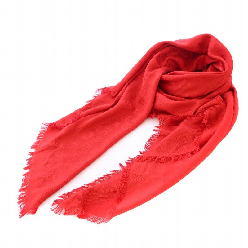 ルイヴィトン LOUIS VUITTON ショールモノグラム ストール フリンジ