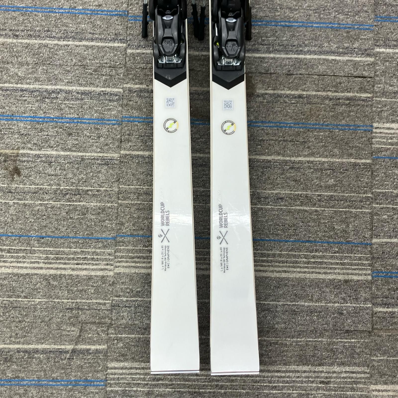 HEAD ヘッド スキー 186cm r>25 ホワイト WORLD CUP REBELS e-GS RD