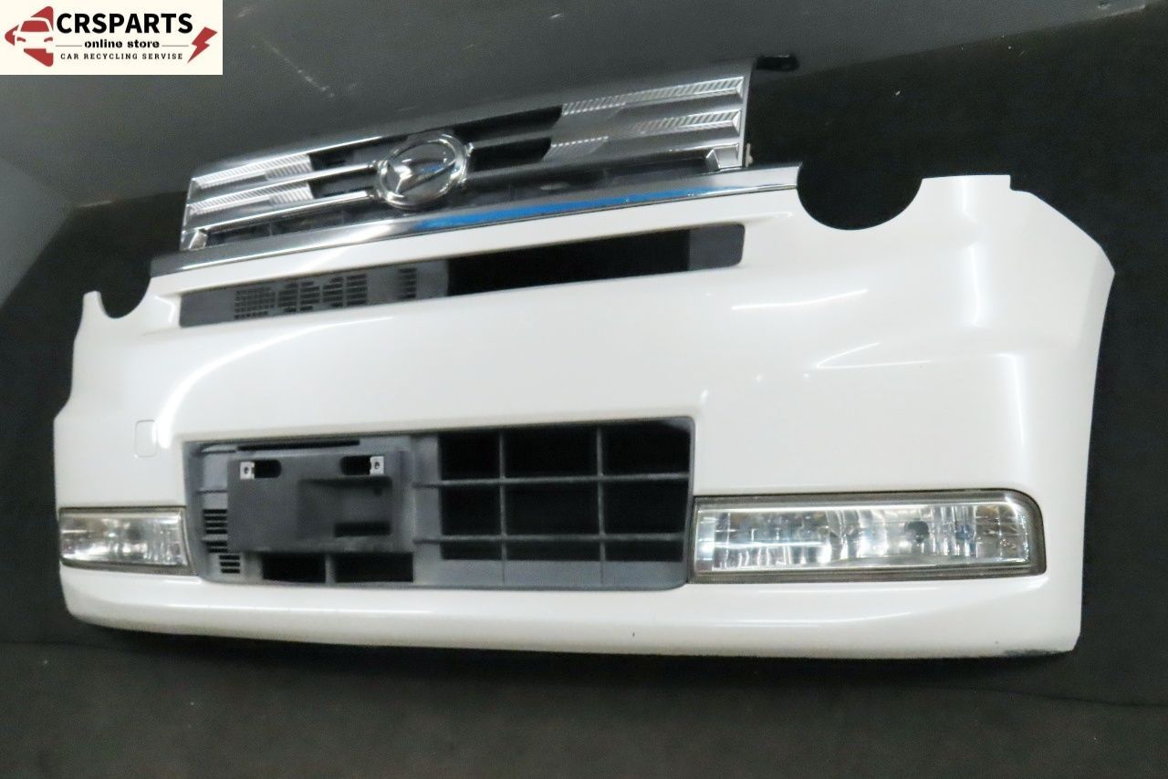 ムーヴコンテ カスタムX L575S 信玄 フォグ付 純正 フロント バンパー