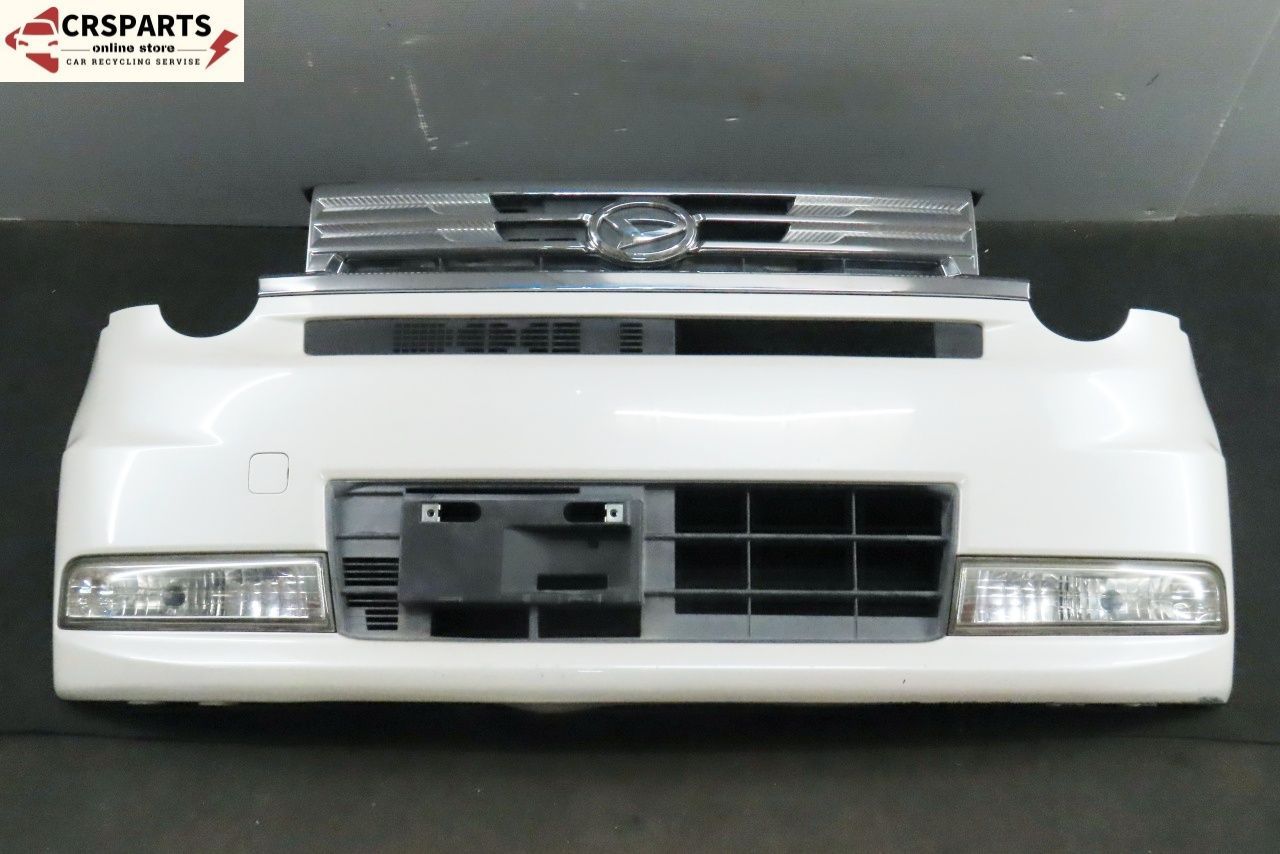 ムーヴコンテ カスタムX L575S 信玄 フォグ付 純正 フロント バンパー