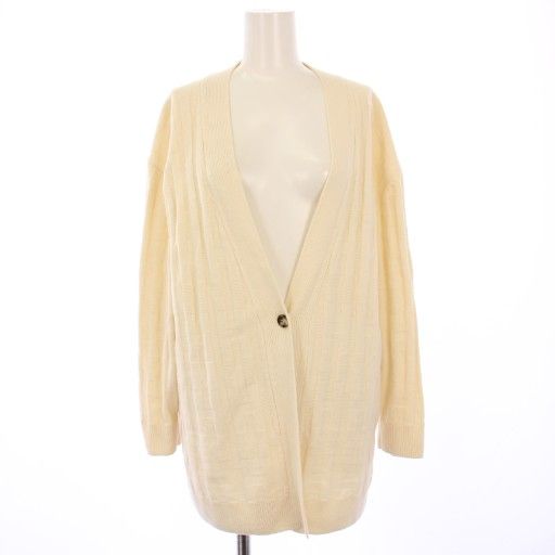 エルメス HERMES 22AW Hアッシュ ニットカーディガン 長袖 34