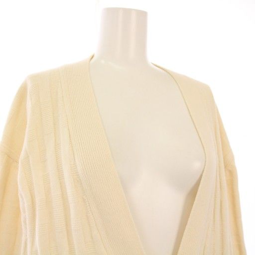 エルメス HERMES 22AW Hアッシュ ニットカーディガン 長袖 34