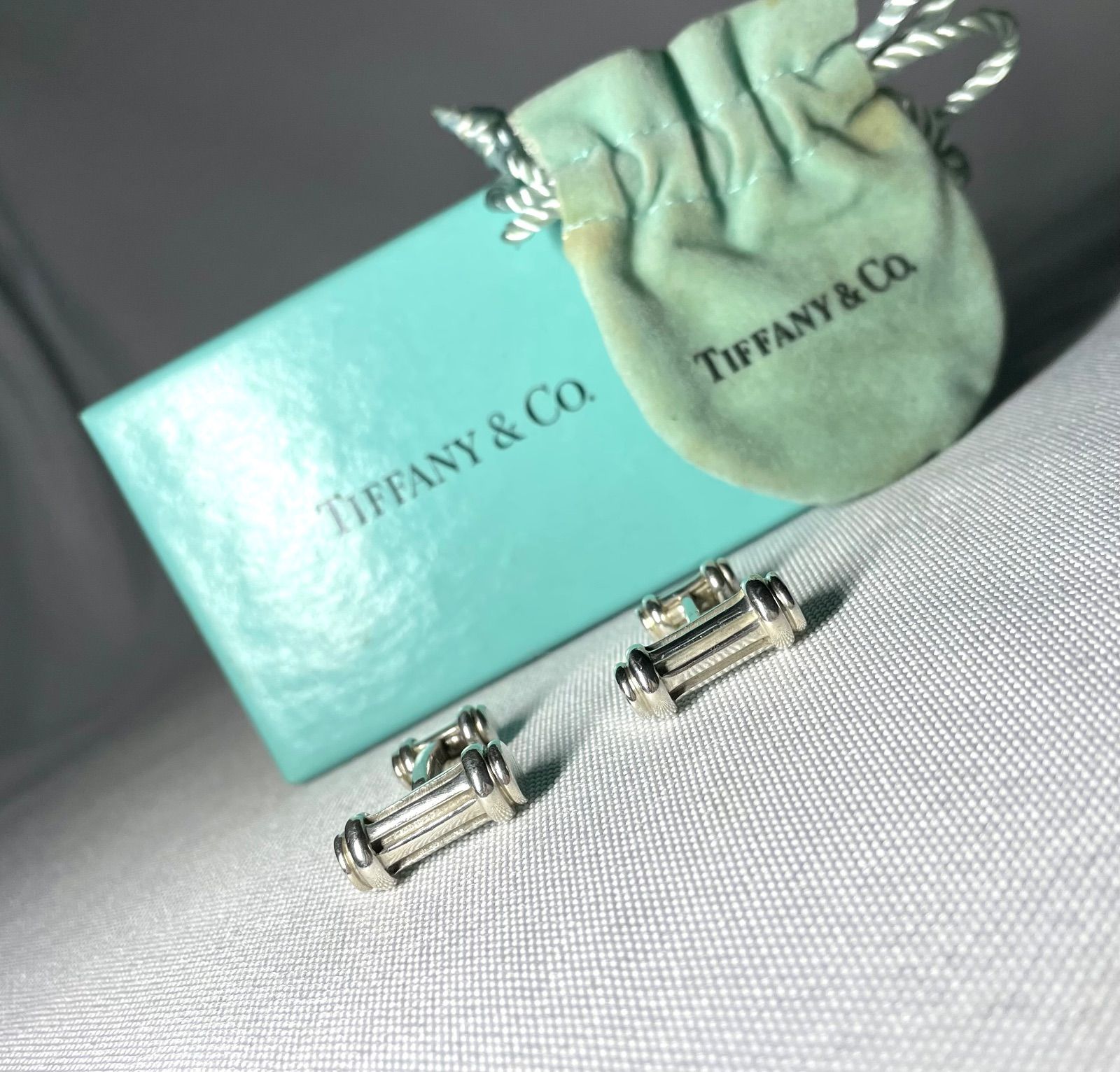 TIFFANY&CO. 1837 カフス シルバー SV925　カフリンクス TIFFANY&Co.（ティファニー） 【美品】ティファニー カフス シルバー