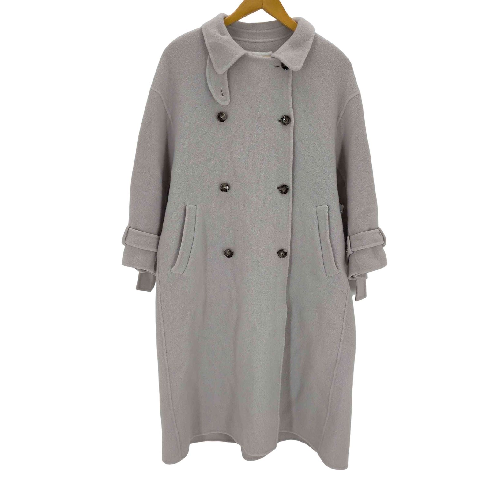 【新品未使用】マイストラーダMYSTRADAレディーススタンドカラーコート マイストラーダ mystrada スタンドカラーコート レディース JPN：34