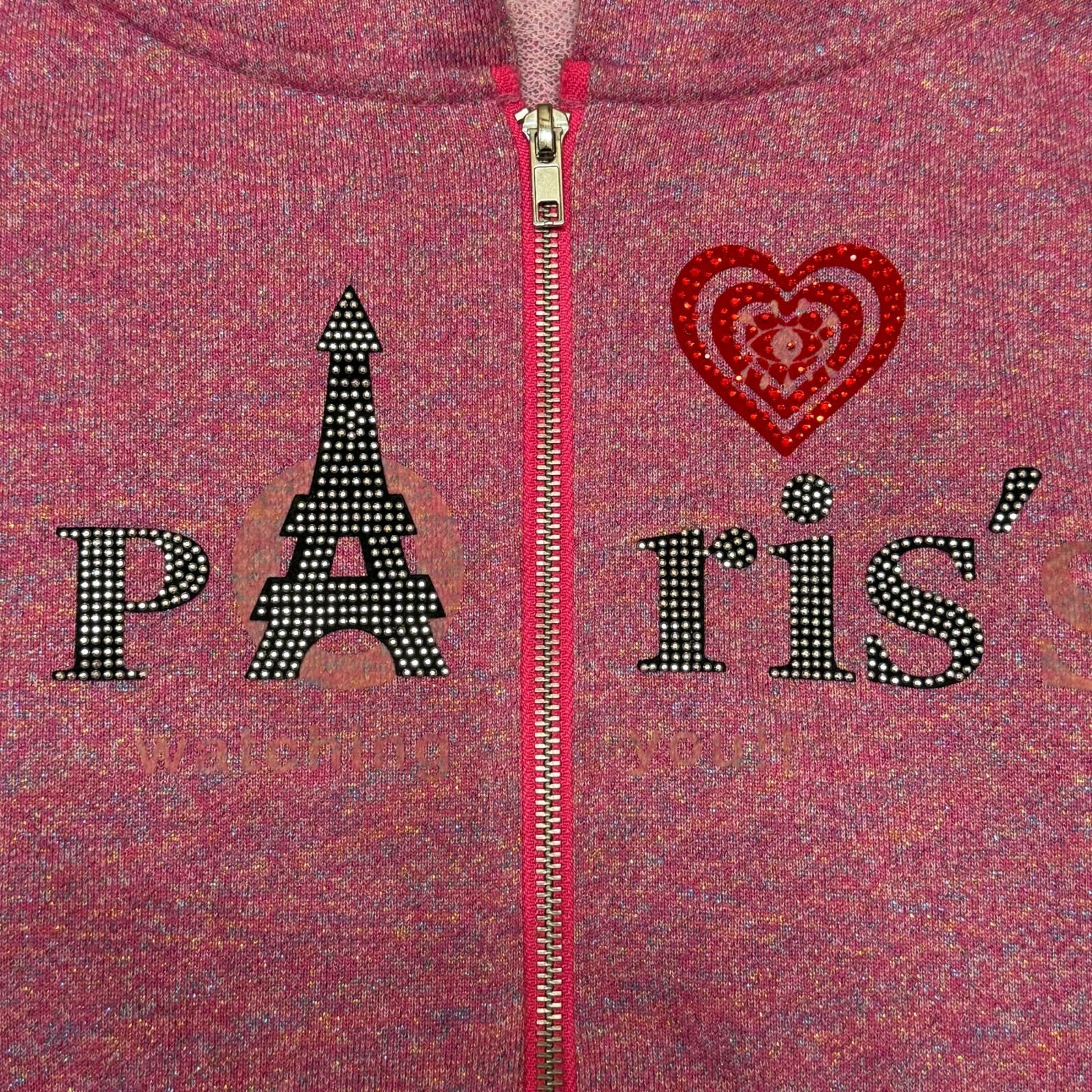 Dinoworks Paris Hoodie パリスジップアップフーディー パーカー ラメ