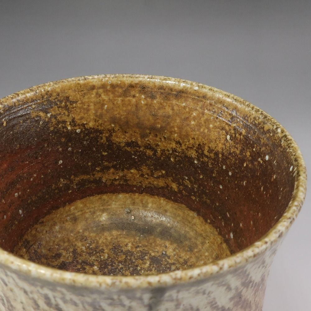 人間国宝 島岡達三 作 灰被象嵌縄文茶碗 陶磁器 _ 骨董品 - メルカリ