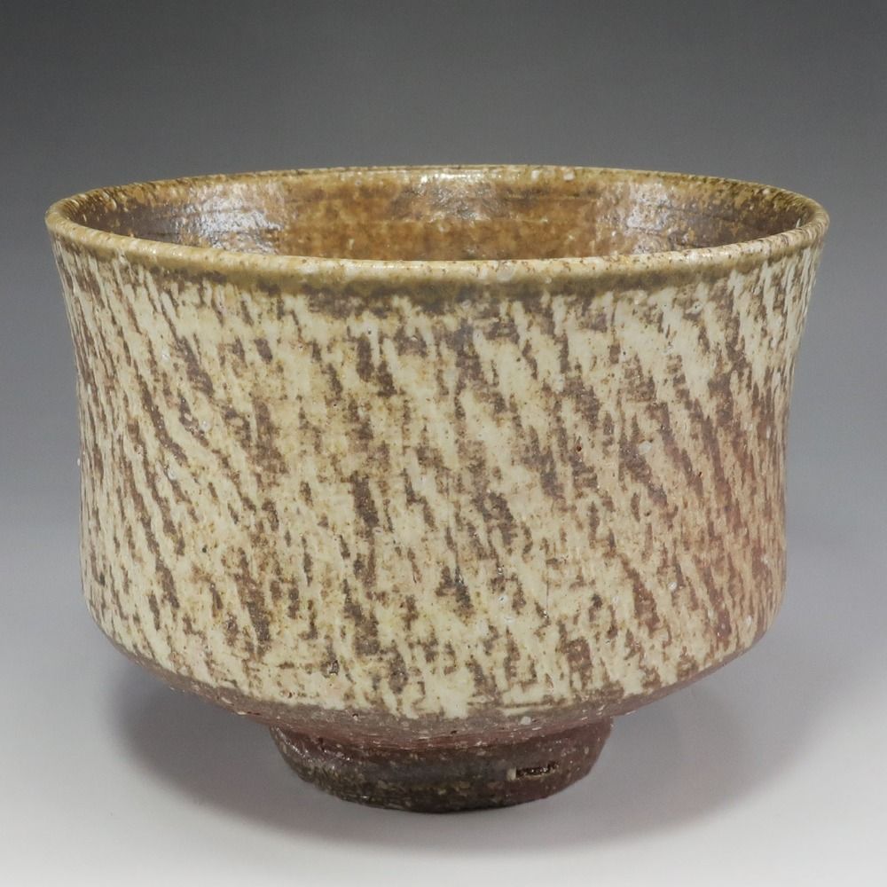 人間国宝 島岡達三 作 灰被象嵌縄文茶碗 陶磁器 _ 骨董品 - メルカリ