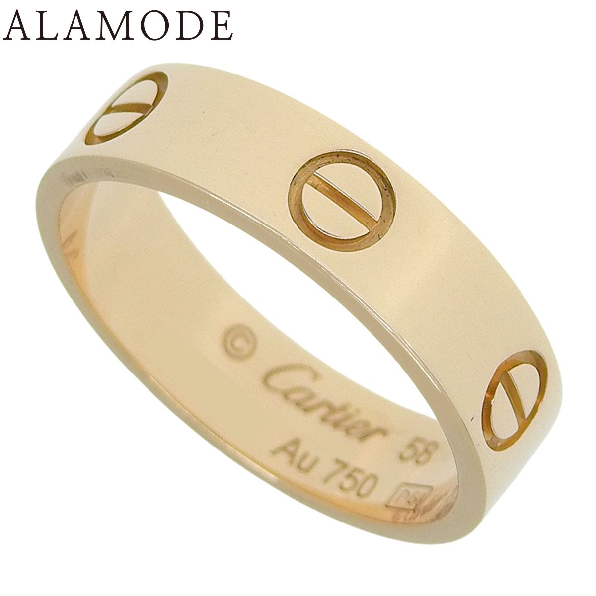 CARTIER カルティエ ラブ LOVE リング ピンクゴールド K 18 PG 指輪 ジュエリー ラブリング メンズ アラモード