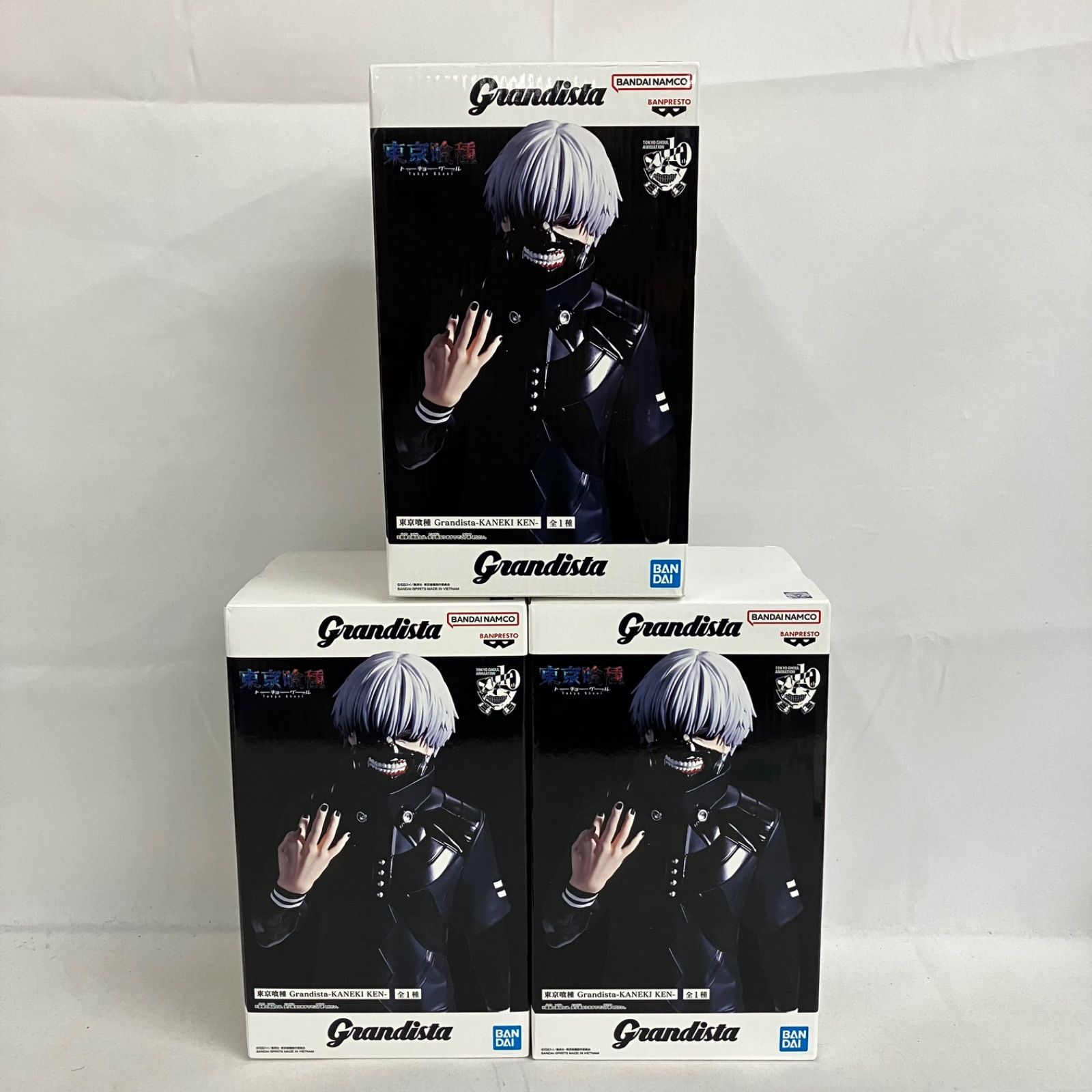 未開封 東京喰種 Grandista 金木研 フィギュア 3個セット SFQ104 c101