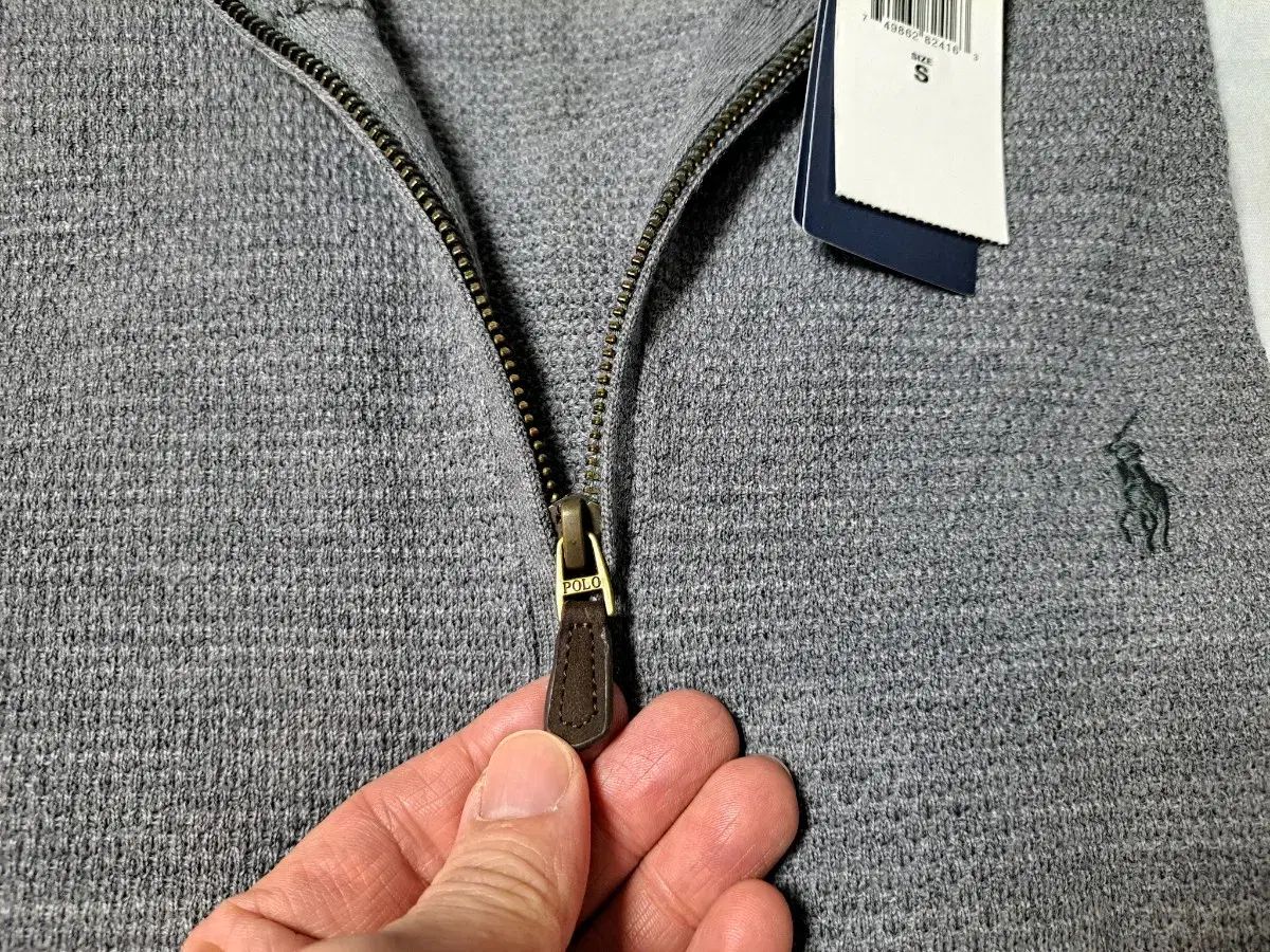 S ポロラルフローレン エクストラファイン メリノウール ハーフジップアップ フルジップ ニット