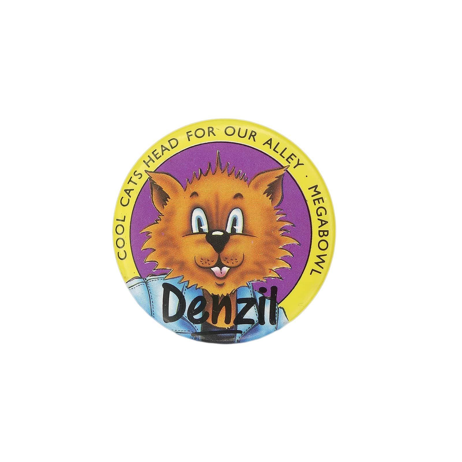 イギリス 90's レトロ キャラクター 缶バッジ Denzil 缶バッチ