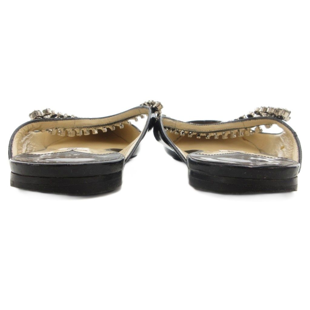 ジミーチュウ JIMMY CHOO BING ミュール フラットサンダル 39 ポイン