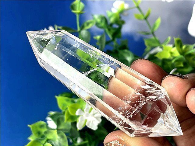 AAA級☆天然高透明度水晶柱子B88B2/46B05C - メルカリ