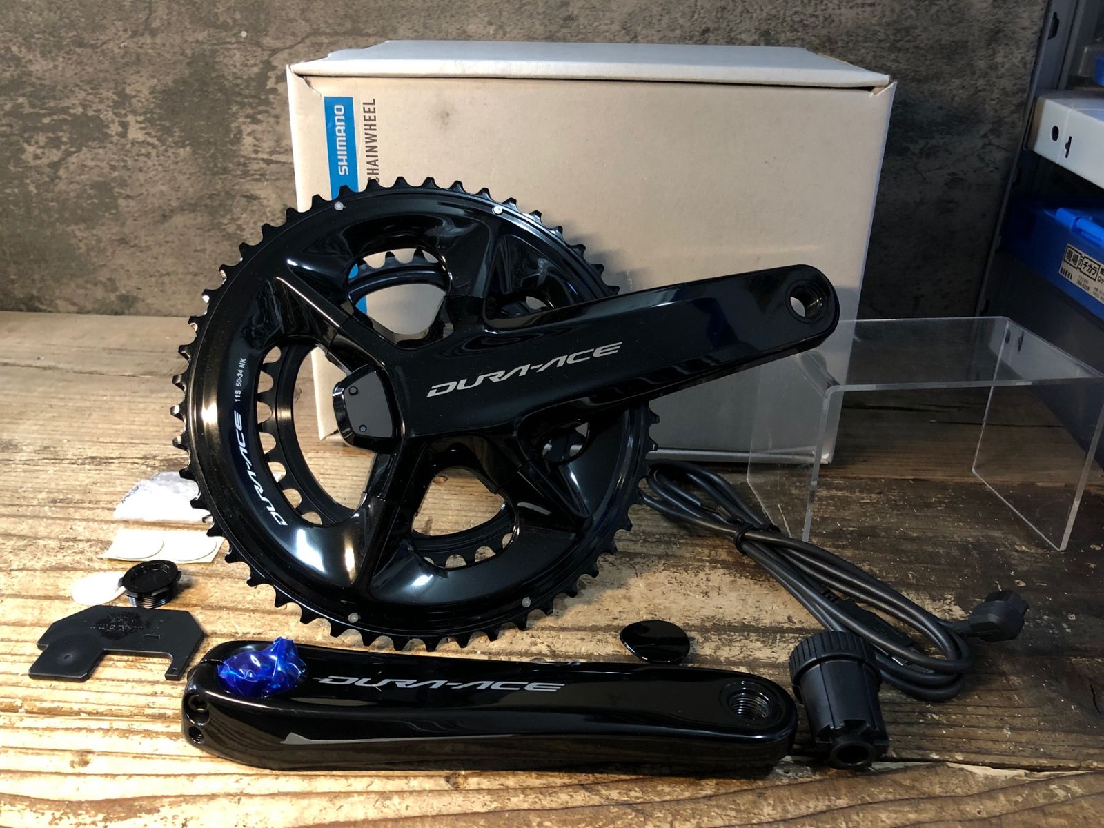 JK 499 シマノ SHIMANO デュラエース DURA ACE FC R 9200 PX パワーメーター クランクセット 50 34 T 170 mm