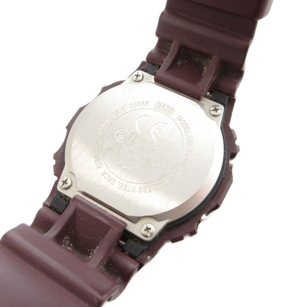 カシオジーショック CASIO G SHOCK 腕時計 クォーツ デジタル ラバーバンド 茶 ブラウン GB 5600 AA 5 JF UO