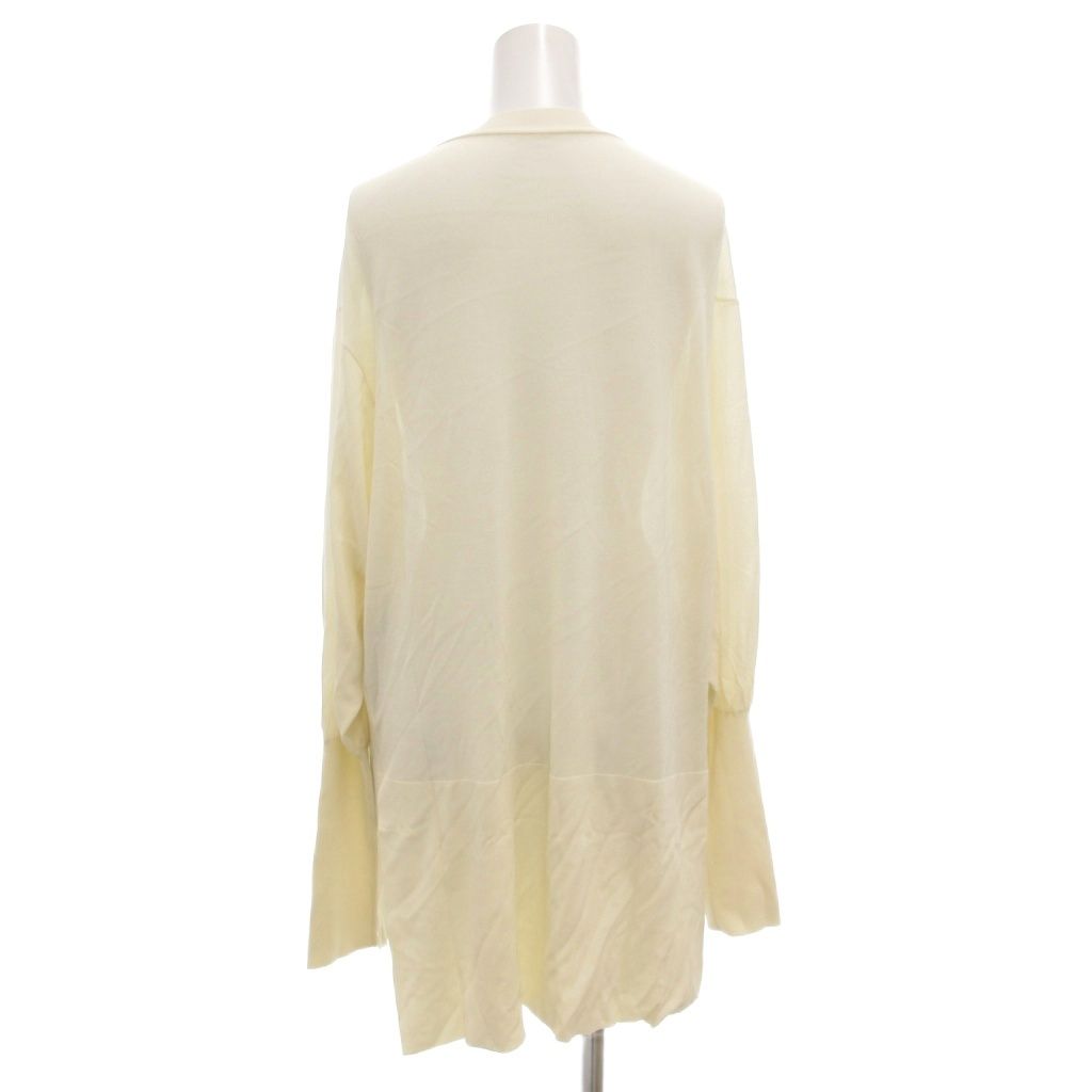 フォクシー FOXEY Vネック ロングカーディガン ニット 長袖 薄手 40