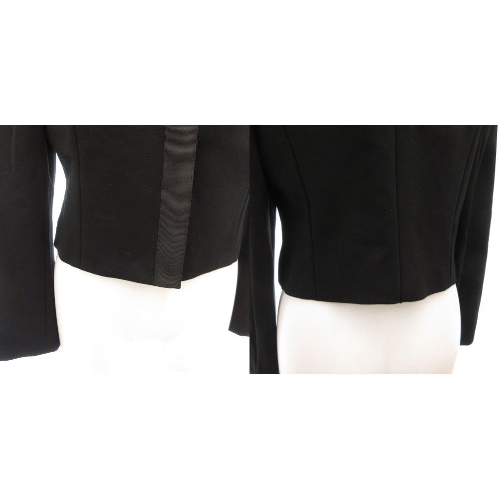 フォクシーニューヨーク FOXEY NEW YORK エリゼ ショート丈 ノーカラー