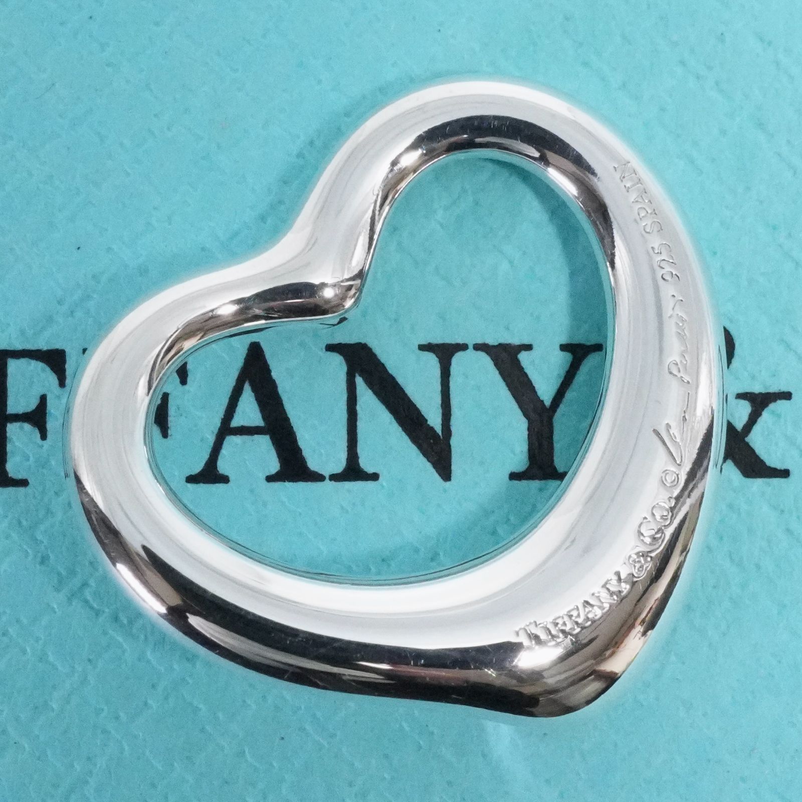 極美品✨️　ティファニー　オープンハート　22mm 大きめ　925 シルバー ティファニー TIFFANY＆CO オープンハートネックレス シルバー 925