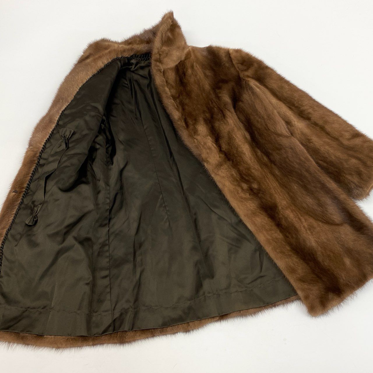 25L5 SAGA MINK サガミンク 金サガ デミバフミンク ファーコート