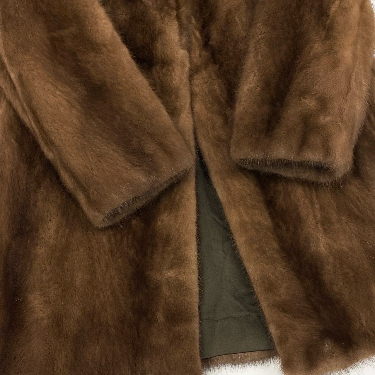 25L5 SAGA MINK サガミンク 金サガ デミバフミンク ファーコート