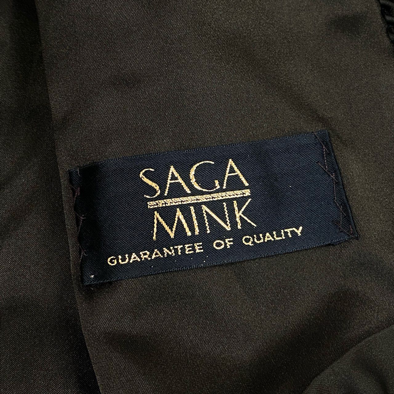 25L5 SAGA MINK サガミンク 金サガ デミバフミンク ファーコート