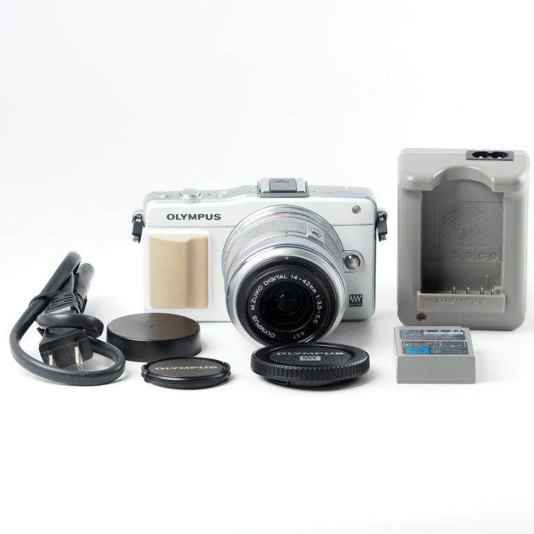  OLYMPUS オリンパス ミラーレス一眼 PEN mini E PM 2 レンズキット ホワイト LKIT WHT 14038 ミラーレス一眼 デジタルカメラ