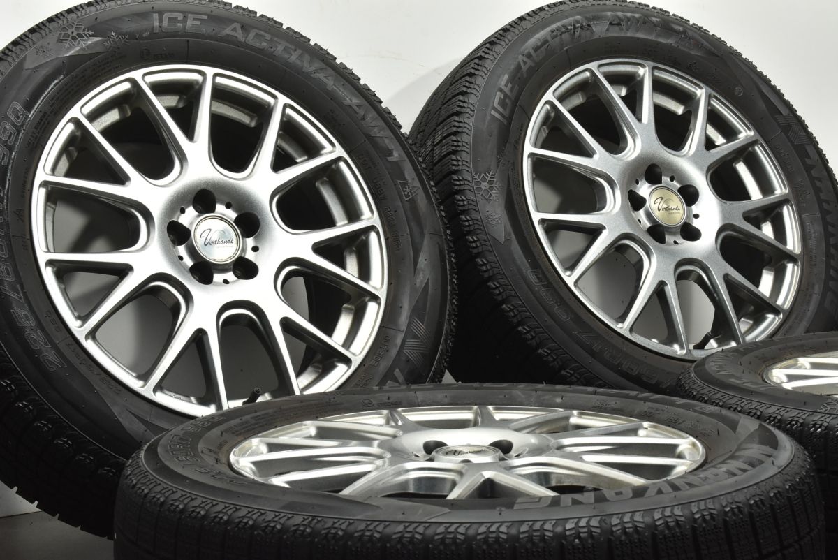交換用に ヴェルサンディ 17 in 7 J 48 PCD 100 ナンカン アイスアクティバ AW 1 225 60 R XV フォレスター レガシィアウトバック