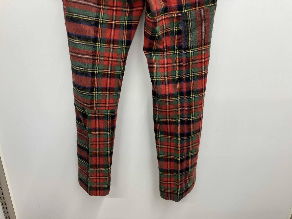 COMME des GARCONS コムデギャルソン ウールスラックス タータン